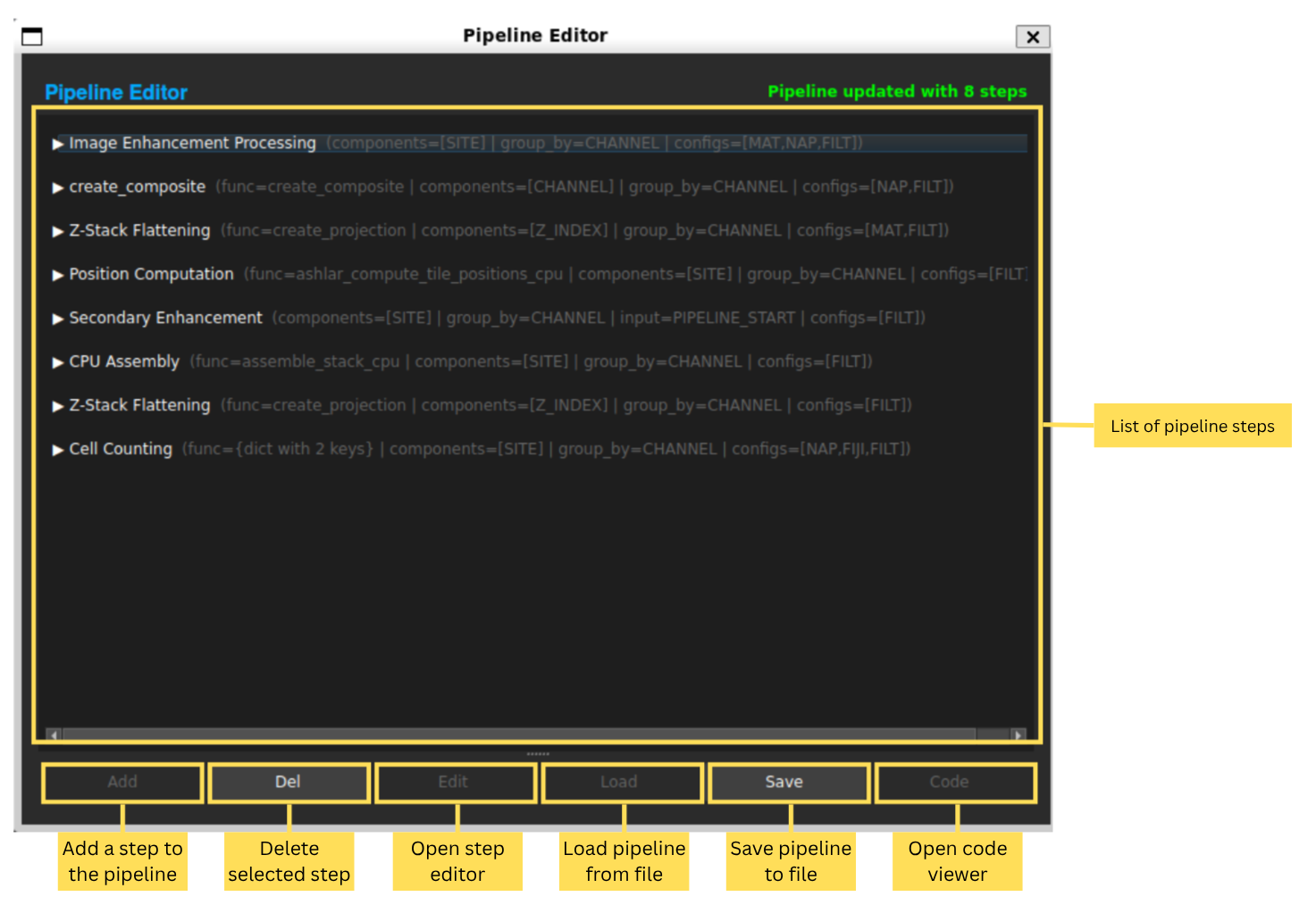 Pipeline Editor
